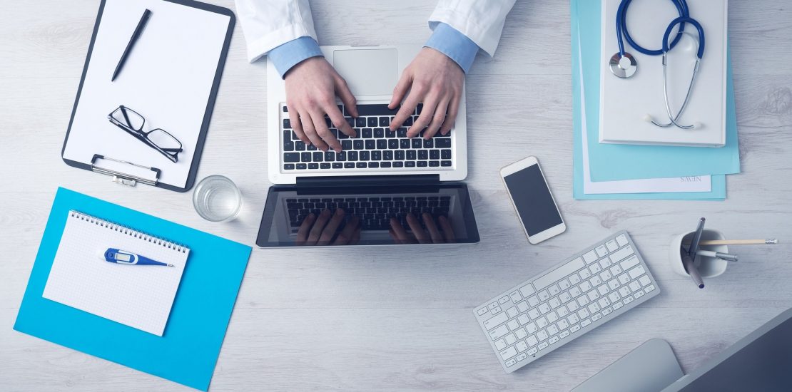 telemedicine naturopathic integrative holistic doctor naturopath online virtual Photo of holistic, integrative, functional medicine, naturopath / naturopathic doctor preparing for online virtual telemedicine appointment